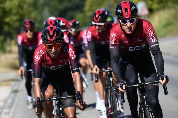 Vorjahressieger Geraint Thomas (rechts) könnte von seinem Ineos-Teamkollegen Egan Bernal beerbt werden.