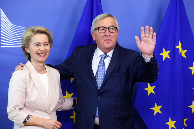 Ursula von der Leyen traf Jean-Claude Juncker am Donnerstag in Brüssel.