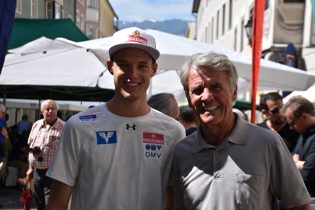 Sportliche Zillertaler: Philipp Aschenwald (l.) und Peter Habeler.