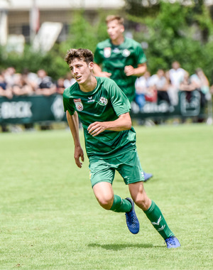 Youngster Kilian Bauernfeind durfte sich "daheim" präsentieren.