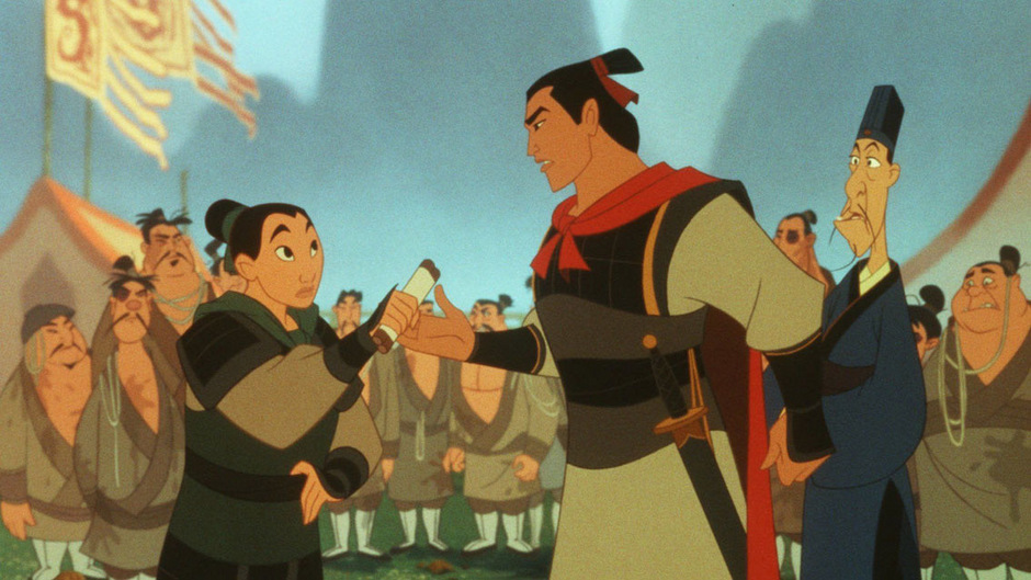 Als Mann verkleidet zieht Mulan für ihren Vater in den Kampf.