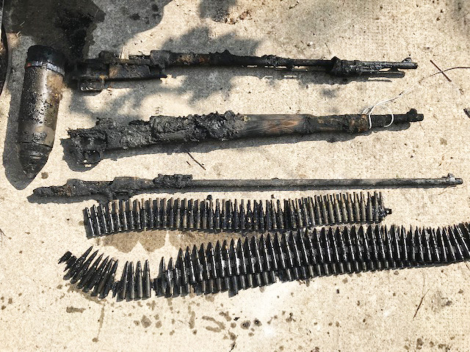 Die zwei Sprenggranaten sowie Munition und Gewehrläufe werden vernichtet, wenn die Ermittlungen abgeschlossen sind.