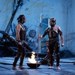 Tobias Moretti in Shakespeares „Troilus und Cressida“, 1986 in den Münchner Kammerspielen.