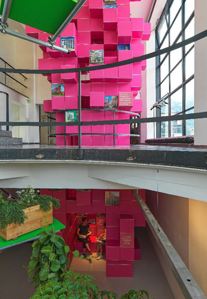 Der „pixel“-Turm.