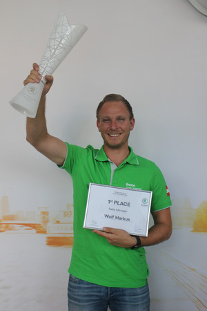 Allen Grund zur Freude hat Markus Wolf.