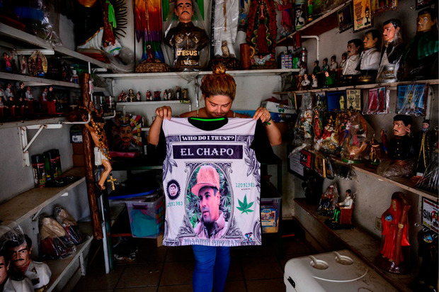 Der Ort Sinaloa hat den berühmten Drogenboss längst als lukrative Einnahmequelle entdeckt.