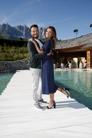 Präsentierte Hits aus seinem neuen Album: Giovanni Zarrella mit seiner Frau Jana Ina Zarrella.