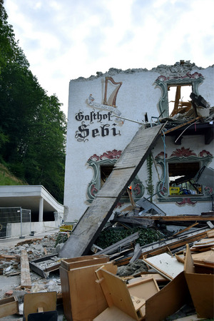 Das traditionsreiche Gasthaus Sebi verschwand für immer.