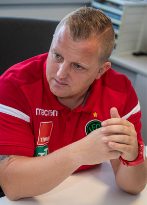 Thomas Grumser (Trainer FC Wacker): „Wenn wir uns dazu bekennen, den Weg mit den jungen Spielern zu gehen, sollte das auch konsequent durchgezogen werden.“