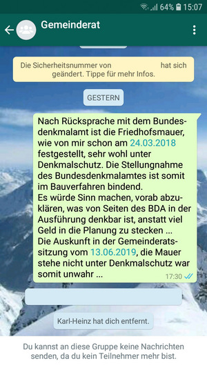 Frank Kerber war in der WhatsApp-Gruppe nicht erwünscht.