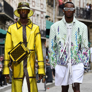 Louis Vuitton: Virgil Abloh ist Kreativdirektor der Herrenkollektion des französischen Modehauses. Für das Jahr 2020 setzt er auf zarte wie grelle Töne.
