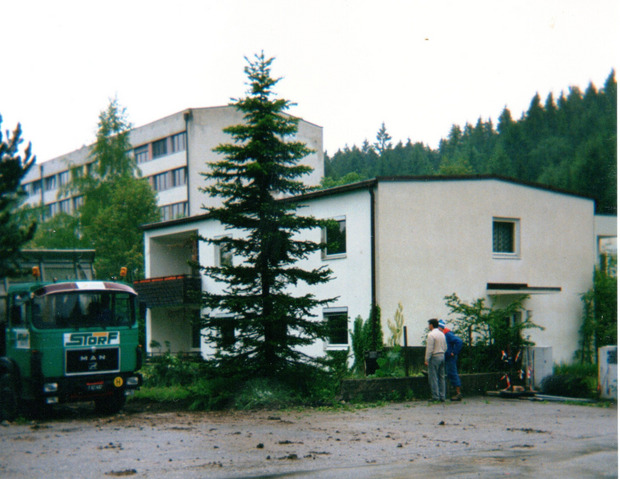 Der „Altbestand“ 1994, das Haus musste weichen.