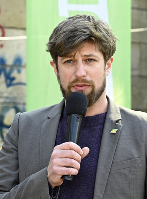 „Wir sind sicher keine Mehrheitsbeschaffer für die Fortführung dieses türkisen Kurses", sagt Thimo Fiesel
(Grüne).