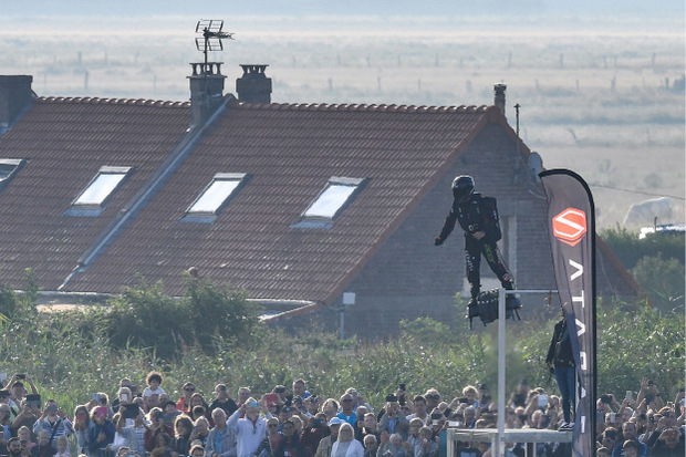 22 Minuten dauerte der Flug über den Ärmelkanal.