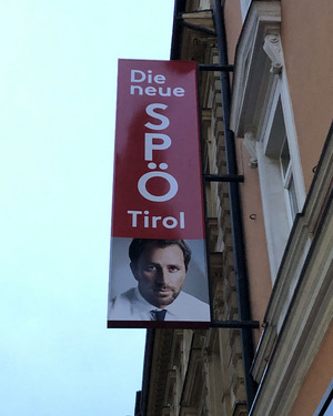 Parteichef Georg Dornauer hat die SP-Rose eingemottet.