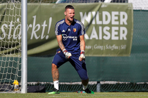 ÖFB-Keeper Daniel Bachmann strotzte im Trainingslager in Going vor Selbstvertrauen. An Einser-Goalie Ben Foster führt bei Watford allerdings kein Weg vorbei.