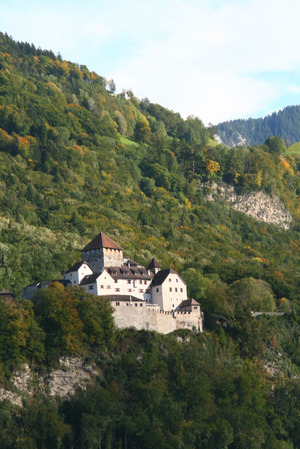 Im Schloss Vaduz ist die liechtensteinische Fürstenfamilie zuhause.