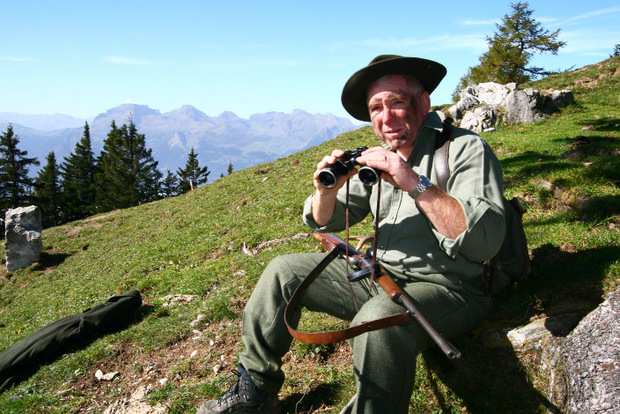 .. oder Leander Schädler im Rahmen seiner Wildniswanderung ...