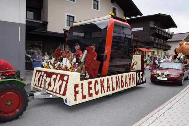 Fleckalmbahn in Blüten.