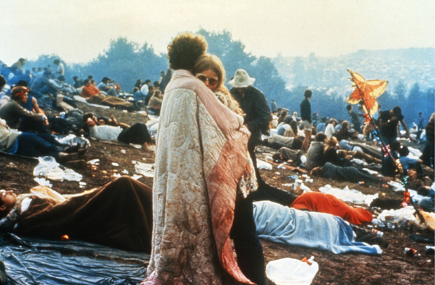 Dieses Bild wurde zum Sinnbild für "Woodstock".