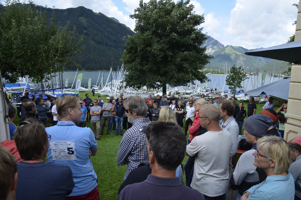 Den 160 Teilnehmern wurde bei der Besprechung vorab eingebleut, keinen Abfall in den See zu werfen.