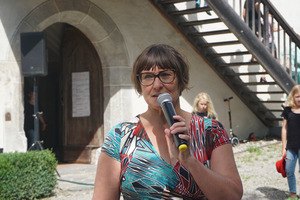 Die „Spielfeld Kultur“-Initiatorin Claudia Moser zeigte sich begeistert von den Abschlussaufführungen.
