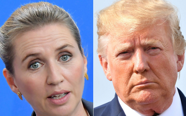Die dänische Regierungschefin Mette Fredriksen (l.) erteilte Trump postwendend eine Absage - erst noch in der Hoffnung, dass es sich nicht um ein ernstes Angebot gehandelt habe.