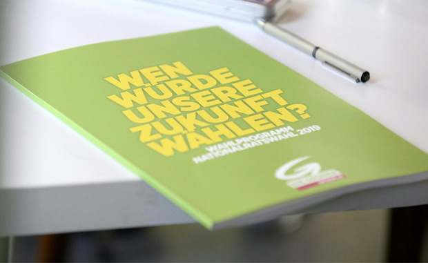 Das grüne Wahlprogramm wurde am Montag präsentiert.