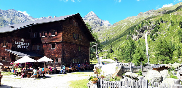 Die Lienzer Hütte.