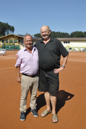 Obmann Sepp Landmann (l. Foto, links) und Gründungsobmann Andreas Fröhlich freuen sich über den gelungenen Umbau.