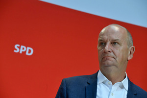 SPD-Parteichefs für Brandenburgs Sieger Woidke werden erst gesucht.
