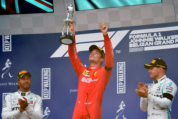 Charles Leclerc widmete seinen Premierensieg in Belgien seinem verstorbenen Freund Anthoine Hubert.