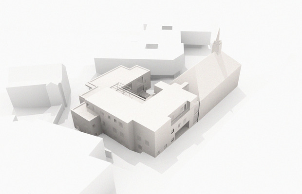 Ein zurückhaltender Neubau lenkt künftig den Fokus auf den historischen Bestand.