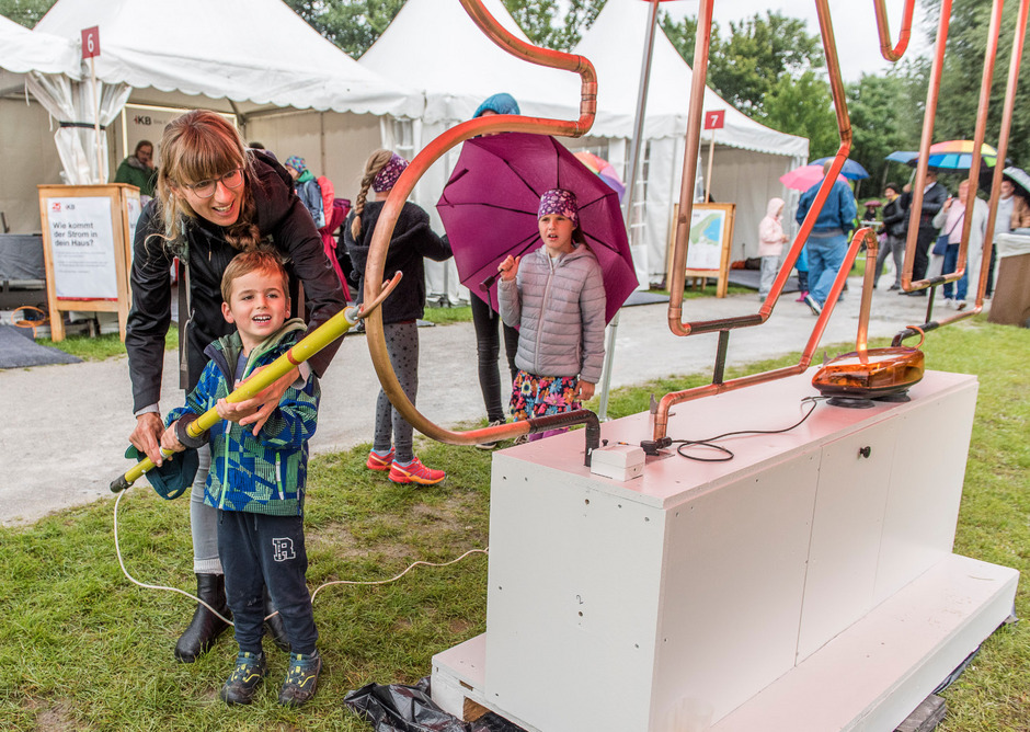 Auch für die kleinen Besucher gab es beim IKB-Fest viele Attraktionen spielerisch zu entdecken.