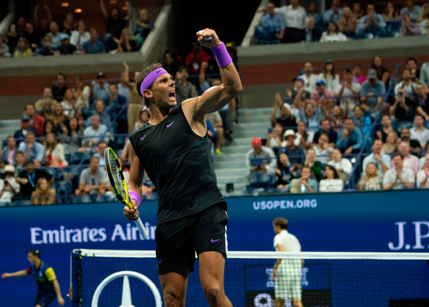 Strahlender Sieger: Rafael Nadal hat zum vierten Mal die US Open gewonnen.