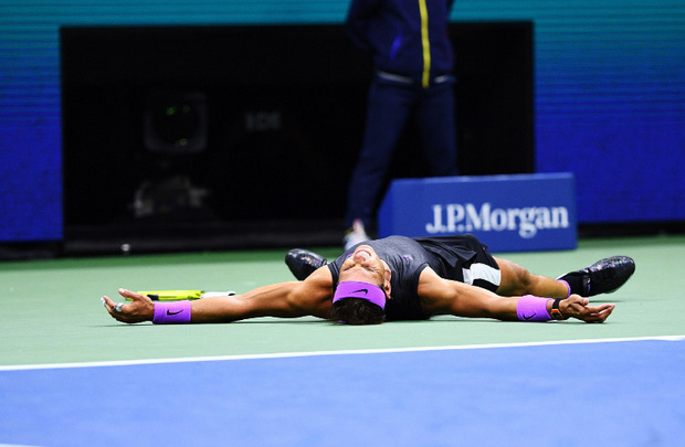 Für Rafael Nadal war es der "emotionalste" Titelgewinn seiner Karriere. Das sagte er noch vor der Übergabe der Trophäe im Interview auf dem Platz.