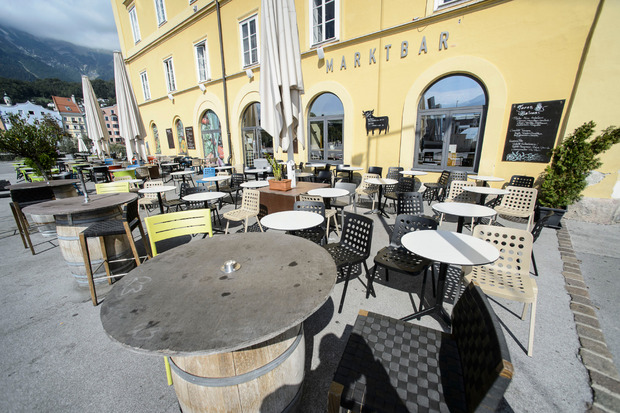 Das Restaurant Cammerlander mit TapaBar am Marktplatz in Innsbruck,
