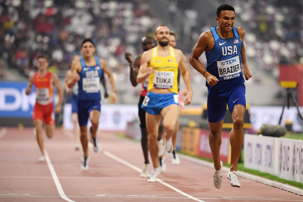 Die 800 m wurden eine Beute von Donavan Brazier (USA).
