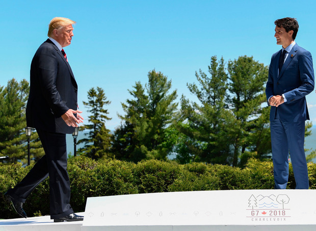 Justin Trudeau hat sich in Kanada bis dato als erfolgreicher Gegenpol zu US-Präsident Trump positioniert .