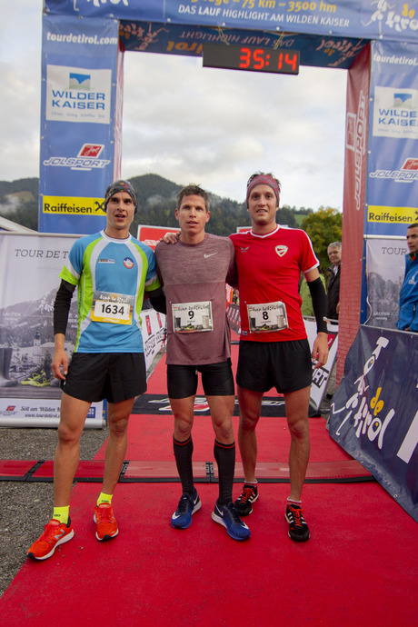 Am Vortag gab beim Söller Zehner das Trio Hofer (l.), Josza (M.) und Tugyi das Tempo vor.