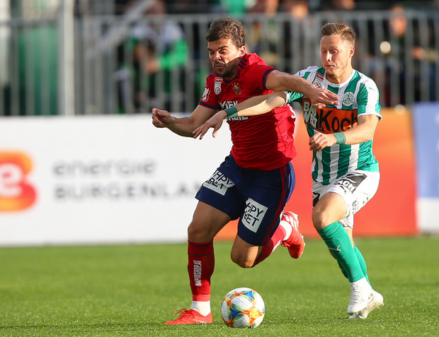 Rapid setzte sich gegen Mattersburg erst in der Schlussphase durch.
