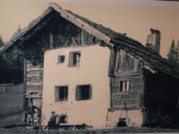 Der Harbner Hof auf 1650 Metern wurde 1965 abgerissen.