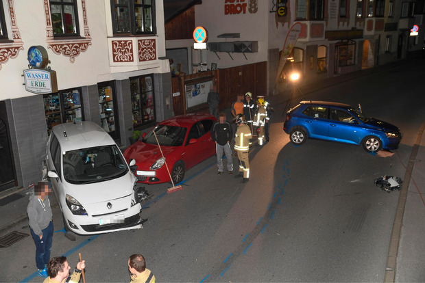 Ein Alkotest mit der Lenkerin verlief positiv.