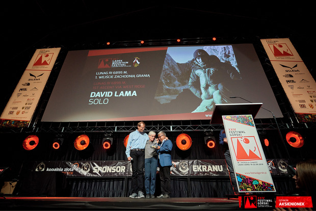 ... wie die Eltern von David Lama (rechts mit US-Alpinist Conrad Anker).