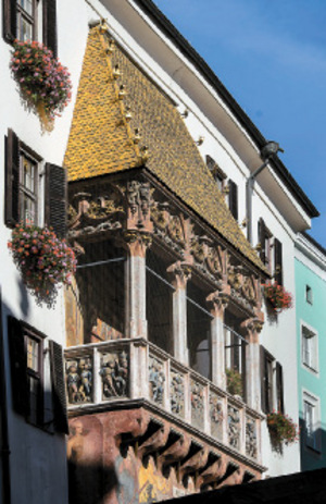 Kaiser Maximilian I. schuf das einzigartige „Goldene Dachl“ in Innsbruck.