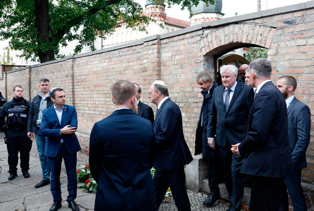 Innenminister Horst Seehofer besuchte die Synagoge.