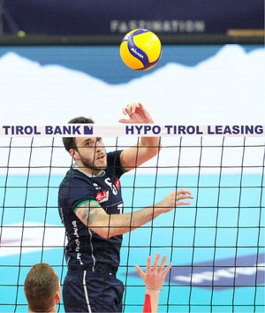 Dirigierte die Alpenvolleys: Aufspieler Danilo Gelinski (BRA).
