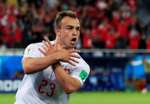 Die Adler-Geste von Shaqiri (Bild) und Xhaka schlug hohe Wellen.
