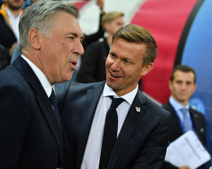 Carlo Ancelotti (SSC Napoli) zollte seinem Trainer-Kollegen Jesse Marsch (Red Bull Salzburg) und dessen Team Respekt.