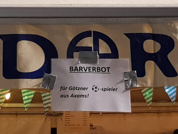 Auch diese Ausladung beim Dorffest 2018 macht das Derby heiß.